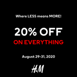 H&M - 20% Off on Everything