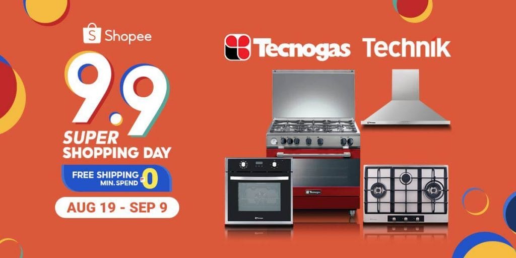 Tecnogas - Shopee 9.9 Super Shopping Day