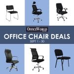 Get savings with the OfficeWorld Office Chair Deals