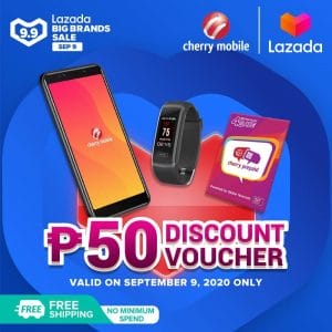 Cherry Mobile - Lazada 9.9 Sale: Get Discount Vouchers