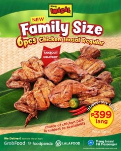 Mang Inasal - Family Size 6-pc. Inasal Regular for ₱399