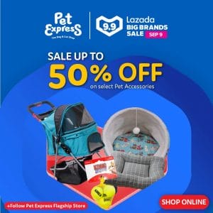 Pet Express - 9.9 Lazada Big Brands Sale: Up to 50% Off on Select Pet Accessories