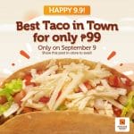 Pancake House - 9.9 Sale: Tacos for Only ₱99