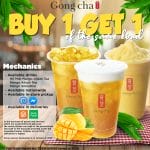 Gong cha - Buy 1, Get 1 Promo for Mango Drinks