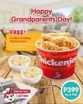 Jollibee - Grandparents Day Promo: FREE 2 Creamy Macaroni Soup per Order of 6-pc Chickenjoy Bucket
