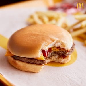 McDonald's - 9.9 Sale: Two Cheeseburgers for ₱99