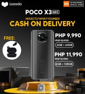 Mi - Buy a POCO X3 NFC and Get Mi True Wireless Earbuds for FREE