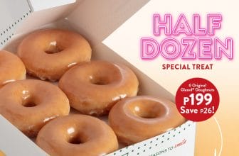 Krispy Kreme - Box of 6 Original Glazed Doughnuts for only ₱199 via Lalafood