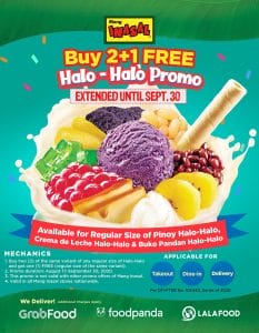 Mang Inasal - Extended: Buy 2 Plus 1 FREE Halo-Halo Promo