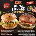 Kenny Rogers Roasters - Monday Exclusive: Bun and Burger Promo for ₱300