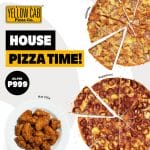 Yellow Cab Pizza - Get Two 9" Classic Pizzas + 16 pcs. Wings for ₱999