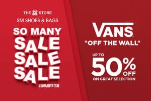 SM Shoes & Bags - Get Up to 50% Off on Vans Shoes via the Vans Live Sale