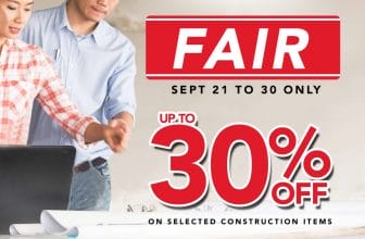 Ace Hardware - Builders Fair: Up to 30% Off on Selected Construction Items