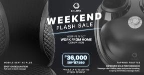 Ogawa - Weekend Flash Sale: Get the Mobile Seat XE Plus + Tapping Foottee for ₱36,000 (Was ₱87,980)