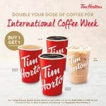 Tim Hortons - International Coffee Week: Buy 1, Get 1 Large Coffee