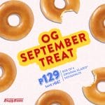 Krispy Kreme - OG September Treat: Box of 6 Original Glazed Doughnuts for ₱129 (Save ₱66)