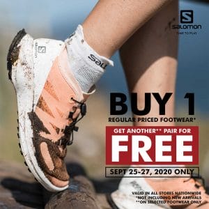 Salomon - Flash Sale: Buy 1, Get 1 Footwear