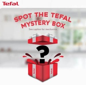 Join Tefal's Spot the Tefal Mystery Box Contest and Get a Chance to Win an Ingenio 3pc Set Blue Salt