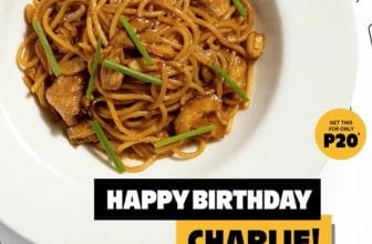 Yellow Cab Pizza - Get a Regulat Charlie Chan Pasta for ₱20