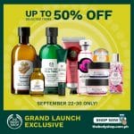 The Body Shop - Online Grand Launch: Up to 50% Off Selected Items