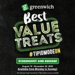 Greenwich - Screenshot and Redeem Promo: Get Coupons and Redeem Selected Best Value Treats