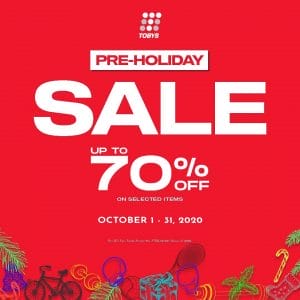 Toby's Sports - Pre-Holiday Sale: Up to 70% Off on Selected Items 