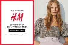 Zalora - H&M: Get 20% Off + 10% Cashback