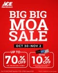 Ace Hardware - MOA Sale: Up to 70% Off on Selected Items
