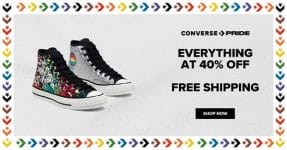 Converse - Everything at 40% Off + FREE Shipping