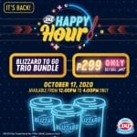 Dairy Queen - Get 3 Large Blizzard To-Go for ₱299