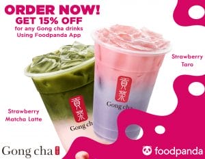 Gong cha - Get 15% Off on Any Drink via Foodpanda