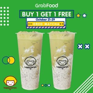 Happy Lemon - Buy 1, Get 1 Jumbo Oreo Matcha via GrabFood