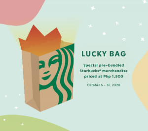 Starbucks - Grab a Lucky Bag Promo For Only ₱1,500
