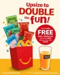 McDonald's - FREE Happy Meal Readers Book or Mystery Toy with Every Orange Juice Upgrade