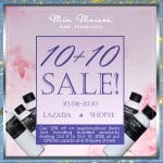 Mia Mason - 10.10 Sale: Get 20% Off on Regular Prices Items at Lazada and Shopee