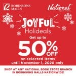 National Book Store - Joyful Holideals: Up to 50% Off on Selected Items at Robinsons Malls
