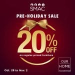 Our Home - Pre-Holiday Sale: Get 20% Off on Regular-Priced Furniture
