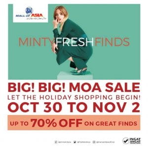 SM Mall of Asia - Big Big MOA Sale: Get Up to 70% Off on Select Items