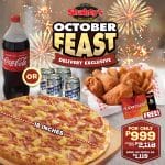 Shakey's - Get the October Feast for ₱999 (Was ₱2,118)