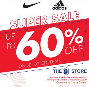 Sports Central - Super Sale: Up to 60% Off on Selected Nike and Adidas Items 