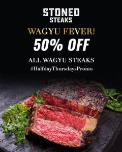 Stoned Steaks - 50% Off All Wagyu Steaks