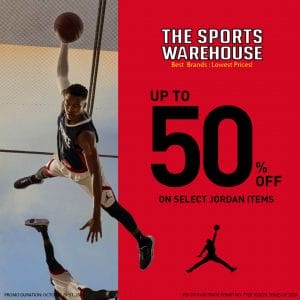 The Sports Warehouse - Get Up to 50% Off on Select Jordan Items