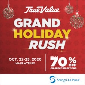 True Value Hardware - Grand Holiday Sale: Up to 70% Off Selected Items at Shangri-La Plaza