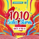 Watsons - 10.10 Sale: Up to 70% Off and Buy 1, Take 1 Offers