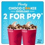 Wendy's - 10.10 Deal: Two Frosty Choco Cookie Overload for ₱99