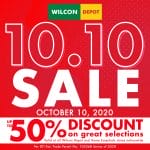 Wilcon Depot - 10.10 Sale: Up to 50% Off on Select Items