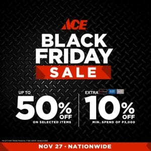 Ace Hardware - Black Friday Sale: Up to 50% Off + Extra 10% Off