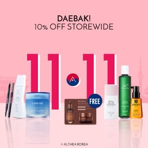 Althea - 11.11 Deal: Get 10% Off on Daebak Items