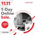 Ansons - 11.11 Deal: Up to 55% Off + FREE Shipping Within Metro Manila