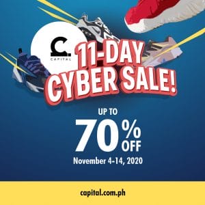 Capital PH - 11-Day Cyber Sale: Get Up to 70% Off